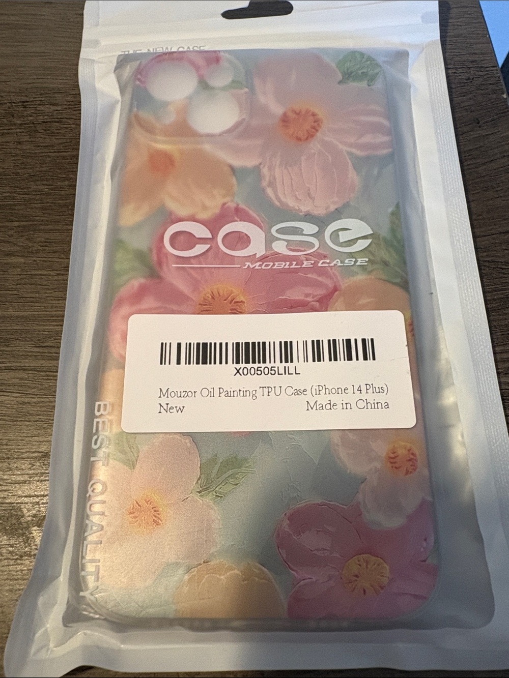 iPhone 14 Plus Floral Oil Painting TPU Phone Case New